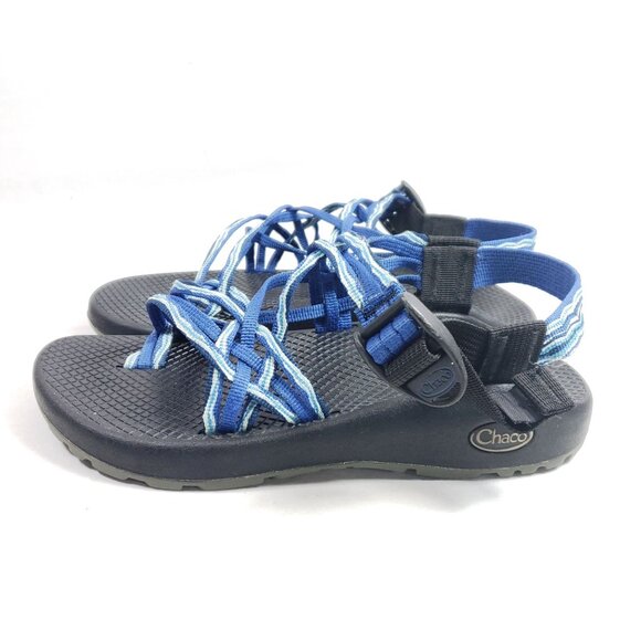Chaco Women's Size 6 ZX3 Sports Sandals Blue - Picture 3 of 8